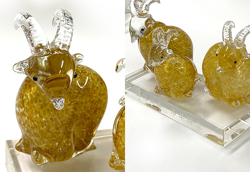 春池玻璃 三陽開泰 精裝盒